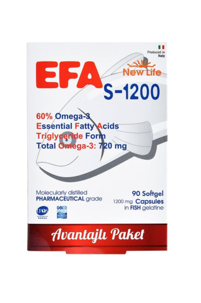 NewLife Efa S-1200 Omega3 90 Tablet