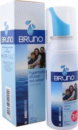 Bruno Yetişkin Hipertonik Deniz Suyu Burun Spreyi 100 ml