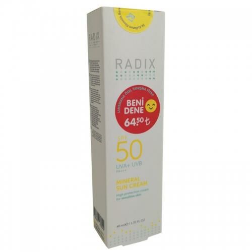 Radix Mineral Spf50 High Protection Sun Cream 40ml