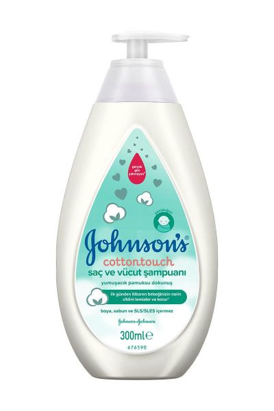 Johnsons Cottontouch Saç ve Vücut Şampuanı 300 ml