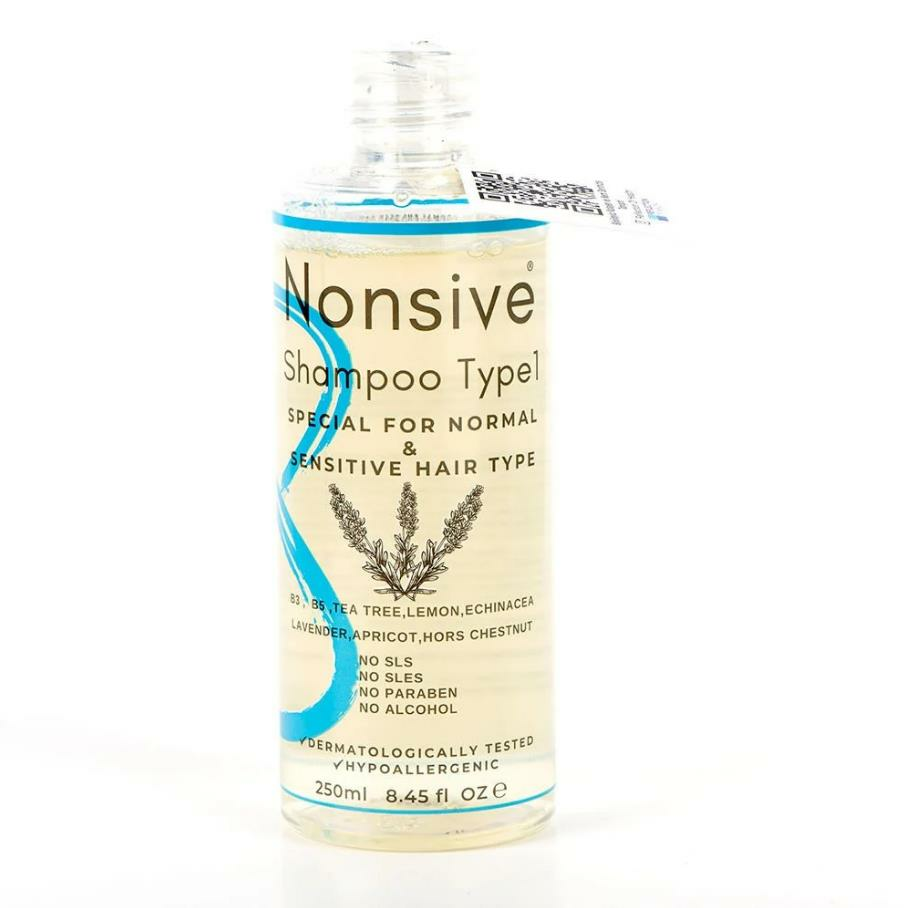 Nonsive Shampoo Çay Ağacı, At Kestanesi İçerek Kepek Önleyici, Besleyici Sülfatsız Şampuan - Normal Saçlar İçin 250 ml
