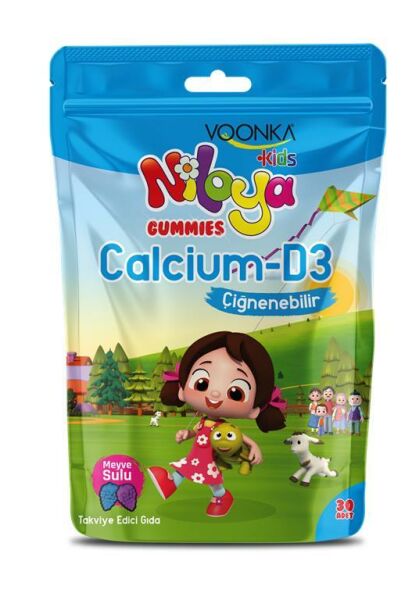 Voonka Niloya Calcium D3 30 Çiğneme Tableti