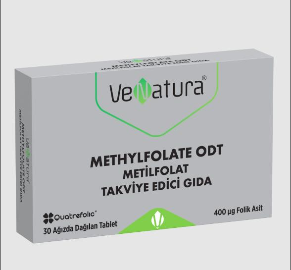 Venatura Metilfolat ODT 30 Ağızda Dağılan Tablet