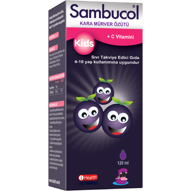 Sambucol-Kids Black Elderberry Extract Şurup 120 ml