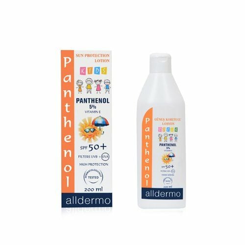 Alldermo Panthenol Spf 50 Çocuk Güneş Koruyucu Losyon 200 ml