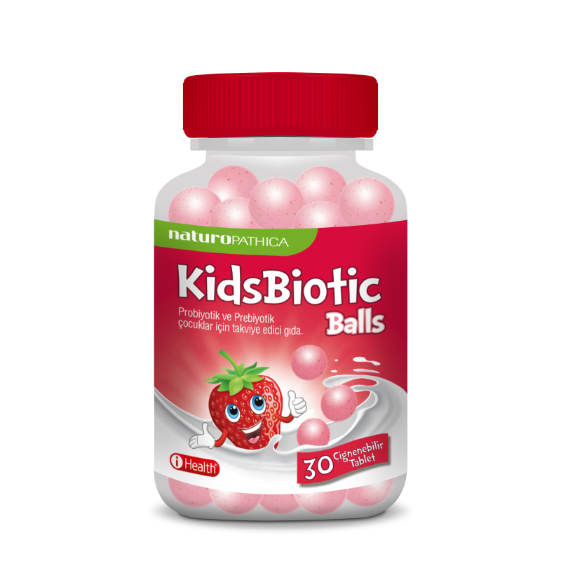 Naturopathica Kids Biotic Balls Probiyotik 30 Çiğneme Tableti