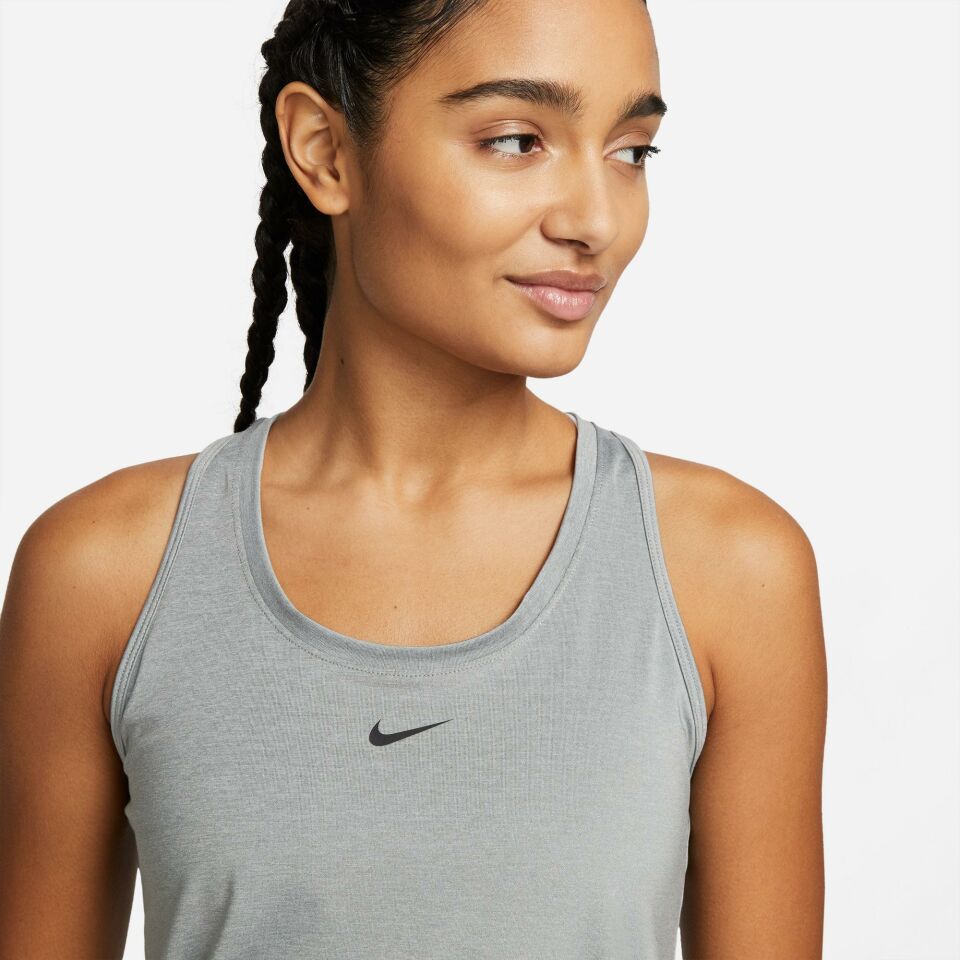 Nike One Dri-FIT Slim Kadın Gri Atlet