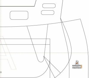 Avcı Sırt Çanta PDF Şablonu SRT202 Deri El Aletleri