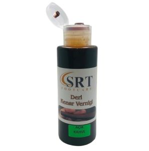 SRTFOOTCARE Deri Kenar Vernik Boya 100ml (Leathercraft, Deri Hobi)