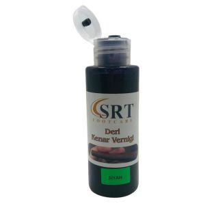 SRTFOOTCARE Deri Kenar Vernik Boya 100ml (Leathercraft, Deri Hobi)