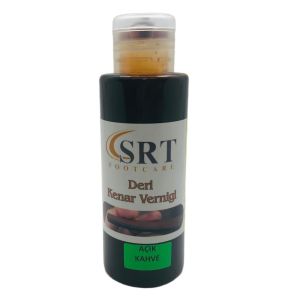 SRTFOOTCARE Deri Kenar Vernik Boya 100ml (Leathercraft, Deri Hobi)