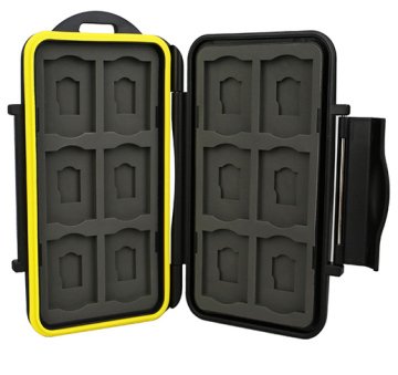 JJC MC-SDMSD24 Memory Card Case Hafıza Kartı Kutusu (12 SD Kart & 12 MicroSD Kart)