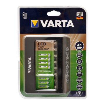 Varta 57681 LCD 8 'li  (AA  ve  AAA ) Pil Şarj Cihazı