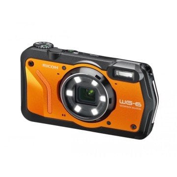 RICOH WG-6 Dijital Kompakt Amfibik Fotoğraf Makinesi (Turuncu)