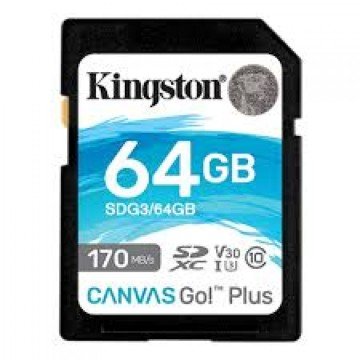 64 GB KINGSTON Canvas Go! Plus SD Hafıza  Krtı