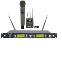 R-1250S UHF DİJİTAL İKİ KANAL WIRELESS MİKROFON (1EL+1YAKA)