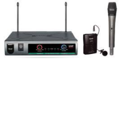 R-720 UHF ANALOG İKİ KANAL WIRELESS MİKROFON (1 EL+ 1YAKA)