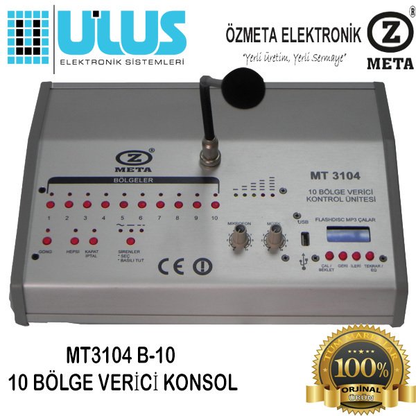 ÖZ META MT3104 B-10 10 BÖLGE VERİCİ KONSOL