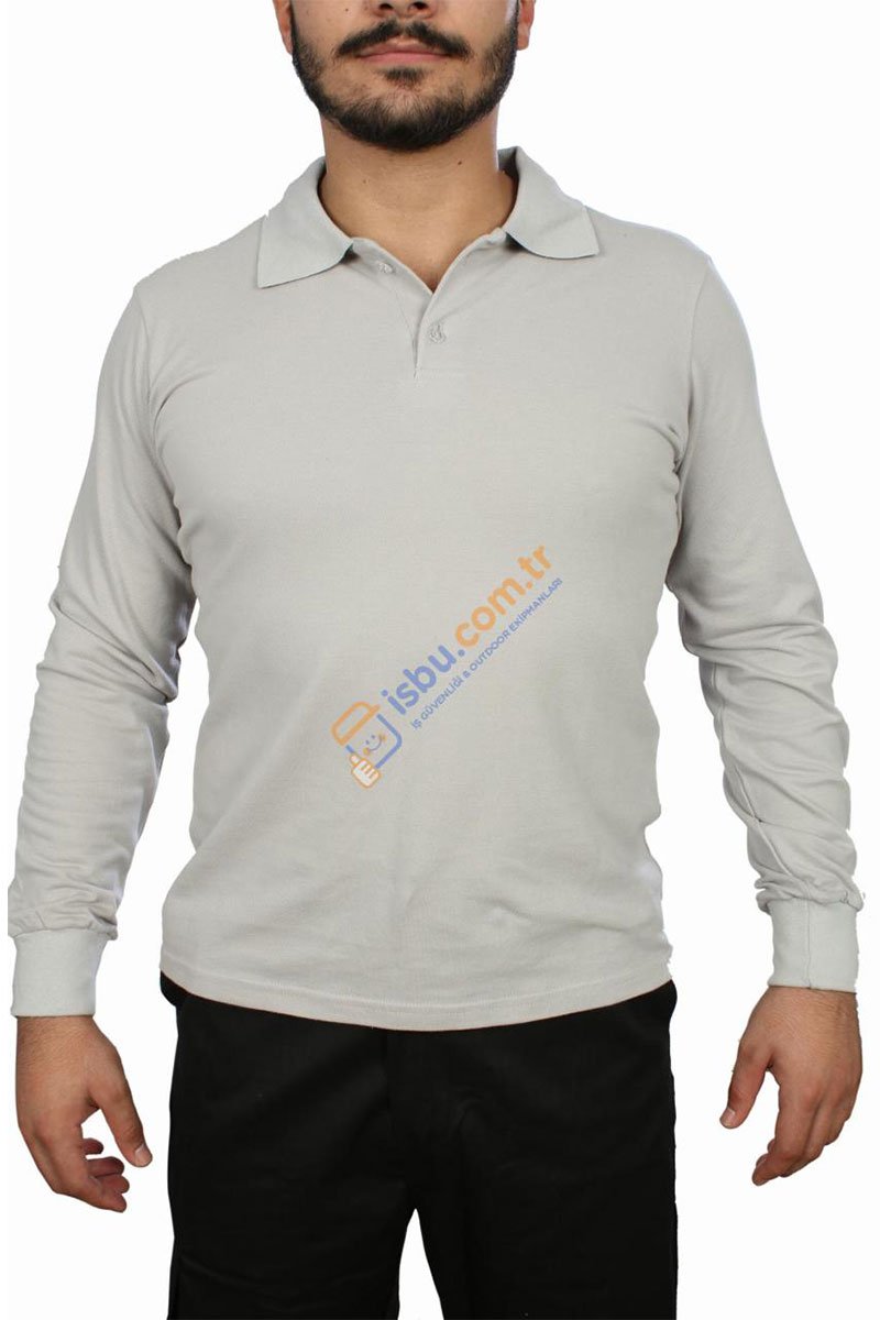 Polo Yaka İş Tişörtü Sweatshirt