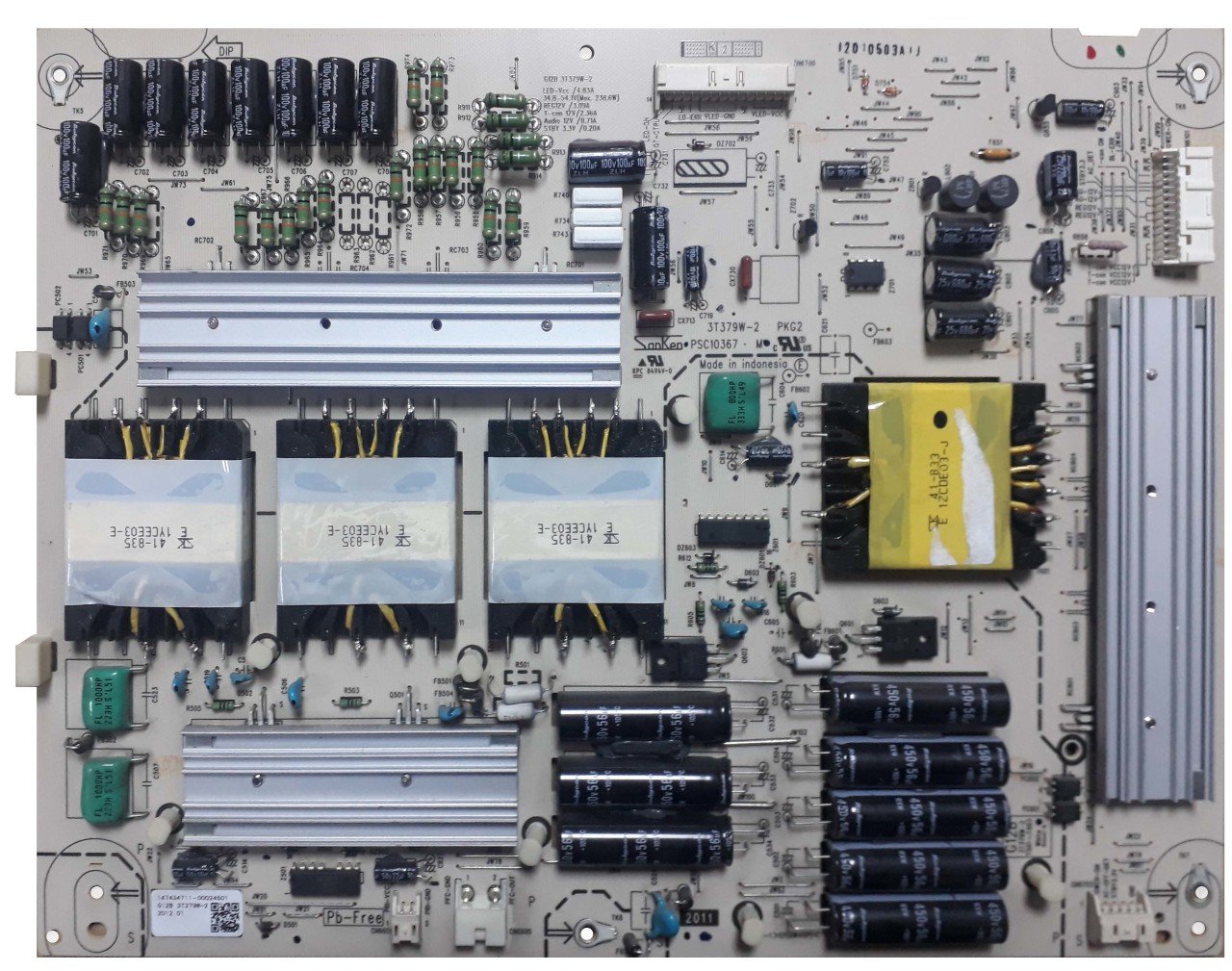 G12B 3T379W-2 , 147434711 , Power Board , Sony Besleme Kart