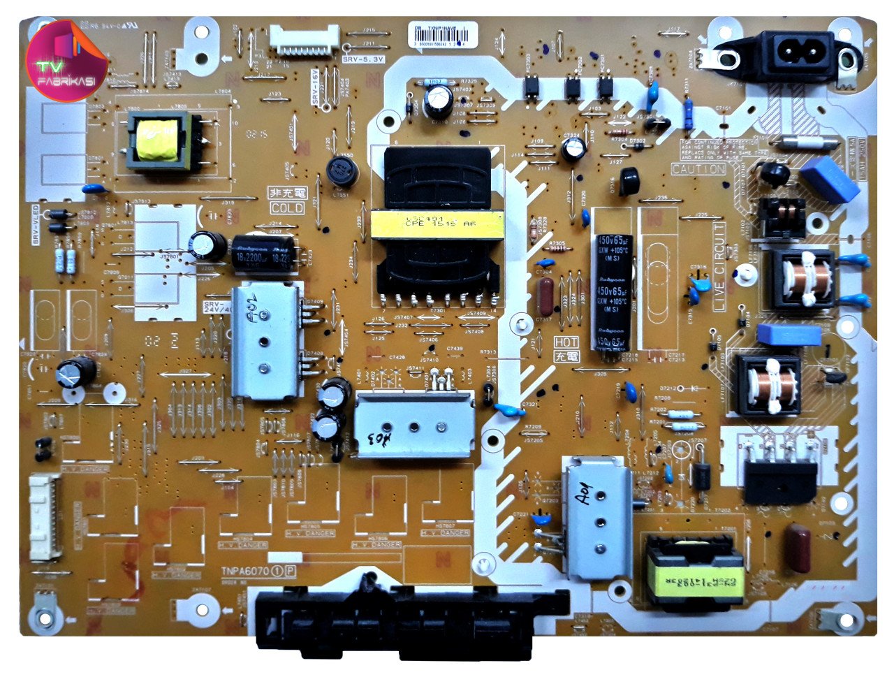 TNPA6070 1 P , TXN/P1NAVE , TX-50CS520B , POWER BOARD , PANASONIC BESLEME