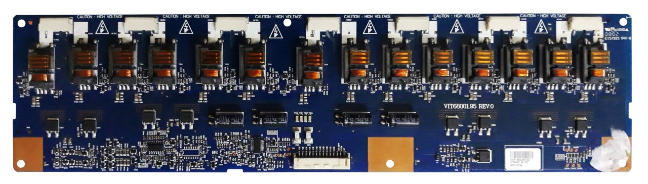 VIT68001.95 REV:0 ,  CLAA320WF01 SC , INVERTER BOARD