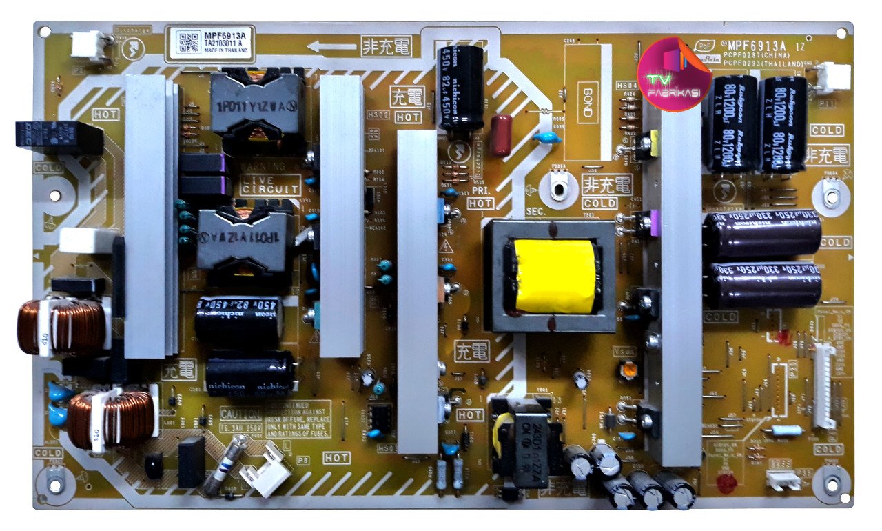 MPF6913A , PCP0287 , PCP093 , TX-P42UT50E , POWER BOARD , PANASONIC BESLEME