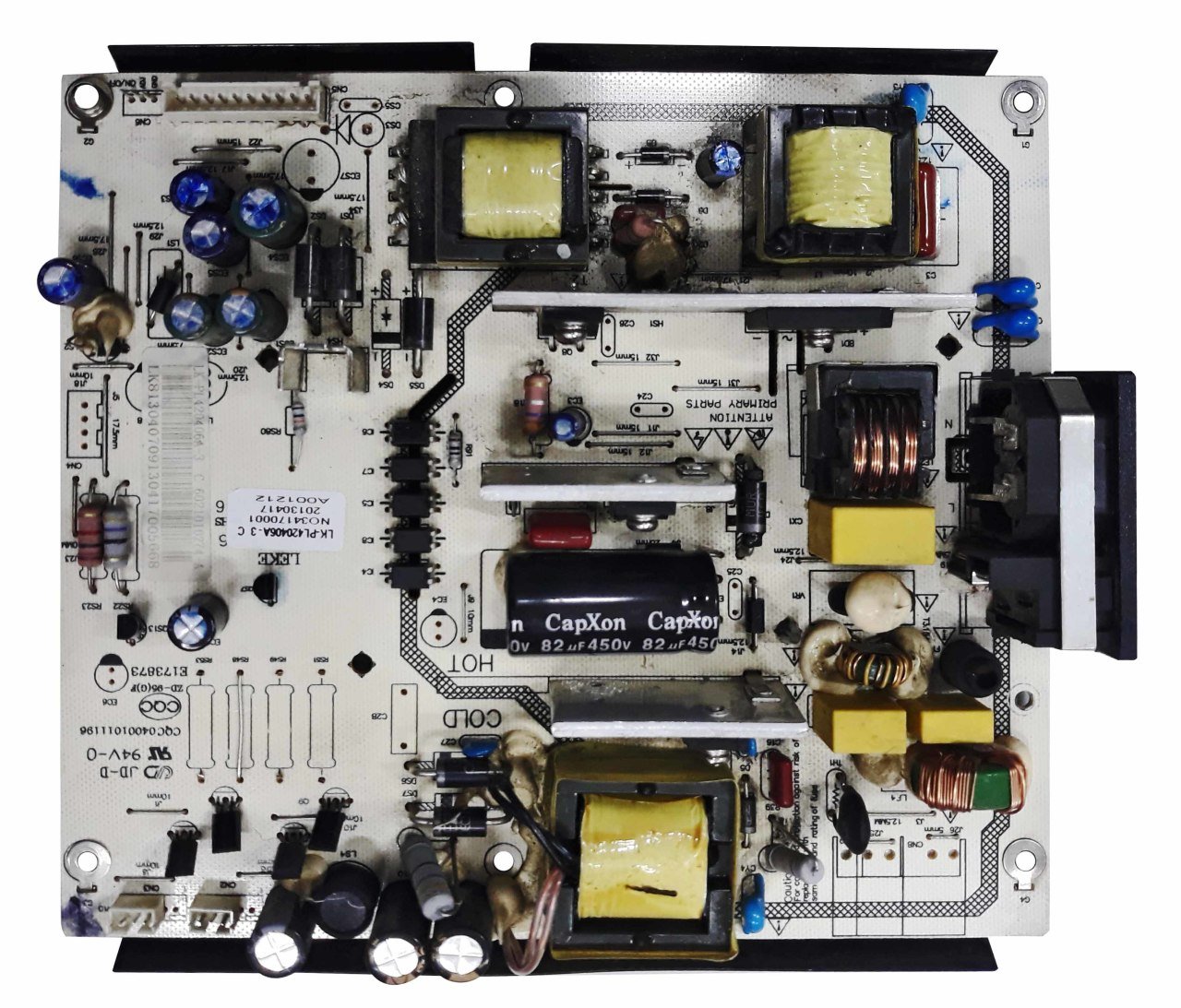 LK-PL420406A-3 , CQC04001011196 , LKP-126 , LKP-PL126 REV.0.4 , SANYO LE100S14FM , POWER BOARD , SANYO BESLEME