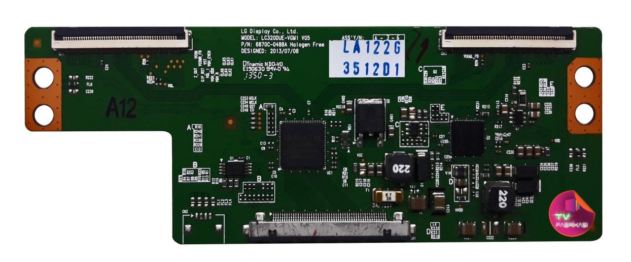 6870C-0488A , LC320DUE-VGM1 V05 , LG T-CON BOARD