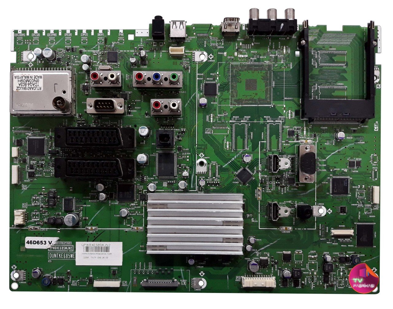 QPWBXE685WJN2 , DUNTKE685WE , LC-46D65E , MAIN BOARD , SHARP ANAKART