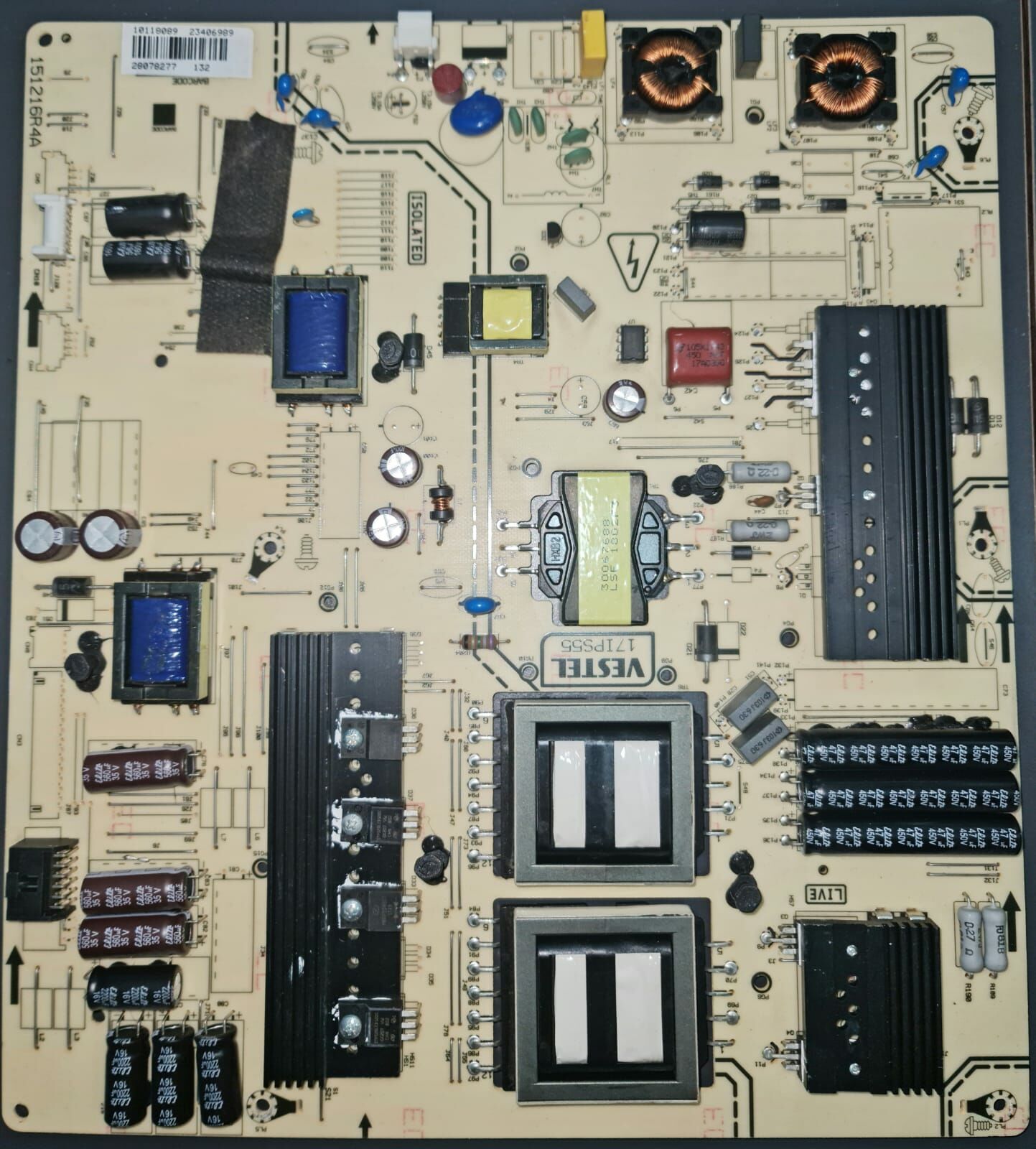 VESTEL,65UD8900,65UD9000T,23406989,10118089,28078277,151216R4A,POWER,BOARD