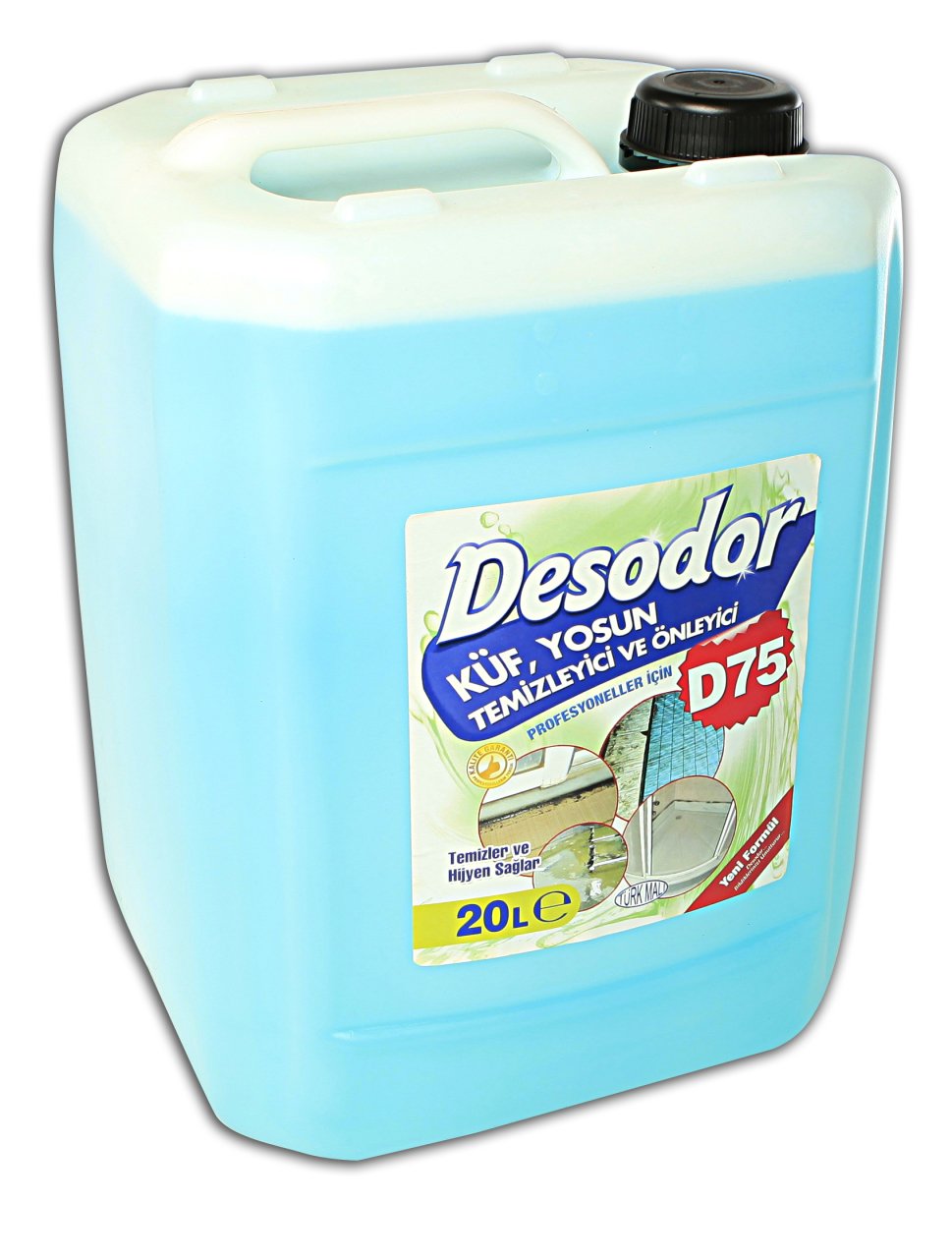 DESODOR® D75 KÜF, YOSUN TEMİZLEYİCİ VE ÖNLEYİCİ 20L