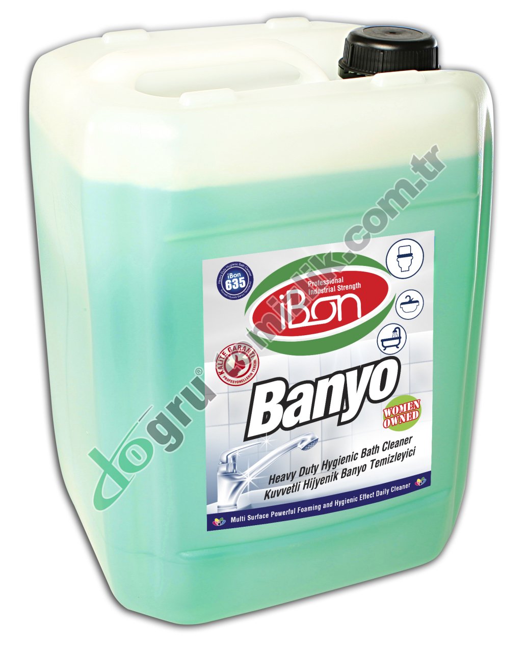 iBon® 635 Kuvvetli Hijyenik Banyo Temizleyici(Heavy Duty Hygienic Bath Cleaner) 20L