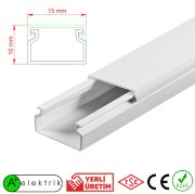 A Plus Elektrik 15X10 mm  Bantsız Kablo Kanalı