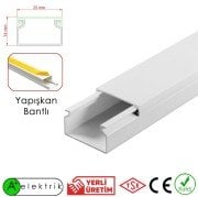 A Plus Elektrik 25X16 mm  Yapışkan Bantlı Kablo Kanalı