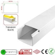 A Plus Elektrik 60X40 mm  Yapışkan Bantlı Kablo Kanalı