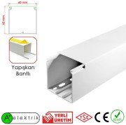 A Plus Elektrik 60X60 mm  Yapışkan Bantlı Kablo Kanalı