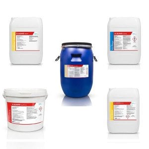 Selenoid 90'lık Klorlu Havuz Kimyasal Seti XL 5 li Paket