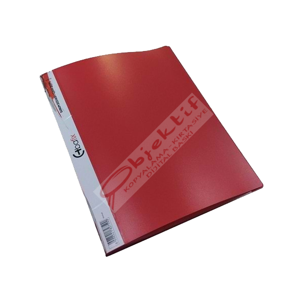 Bafix Katalog (Sunum) Dosya 40 LI A4 Kırmızı