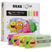 Silka Silgi Monster 4 Renk 20 Lİ Art.13