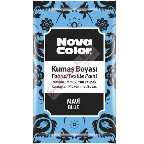 Nova Color Kumaş Boyası Toz 12 Gr Mavi NC-902