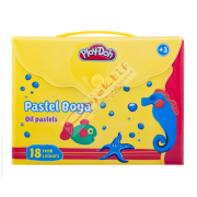 Play-Doh Pastel Boya Çantalı 18 Renk PLAY-PA006