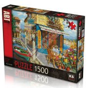 Ks Games Puzzle 1500 Parça Ristorante Vecchia Urbino 2208