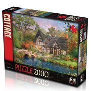 Ks Games Puzzle 2000 Parça The Stoney Brıdge Cottage 11479