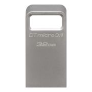 Kingston DTMC3/32 32GB DTMicro USB 3.1/3.0 Type-A metal ultra-compact drive Flash Bellek