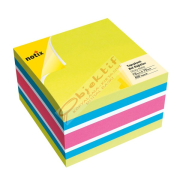 Notix Yapışkanlı Not Kağıt Neon 4 Renk Küp 450 YP 75x75 N-4RK-N-7575