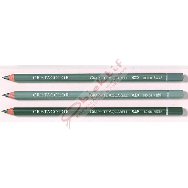 Cretacolor Graphite Aquarell Pencils 4B (Sulandırılabilir Dereceli Kalem) 180 04
