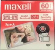 Maxell Dvd-rw 2.8gb 8cm Rewritable Standar Kamera