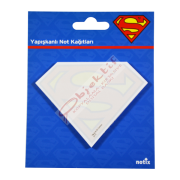 Notix Yapışkanlı Not Kağıdı Superman Şekilli 50 YP SM-Ş-FP