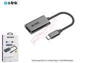 S-link Swapp SW-U512 4K@30Hz Gri Metal Type-C to 4K HDMI Adaptör